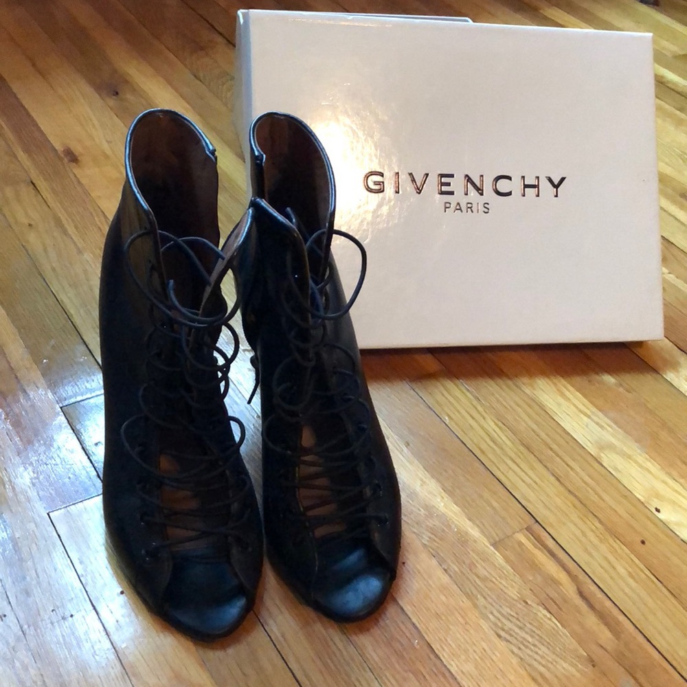 Givenchy Lace Up Wedges